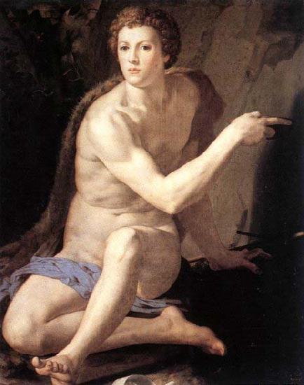 Agnolo Bronzino St John the Baptist oil painting image